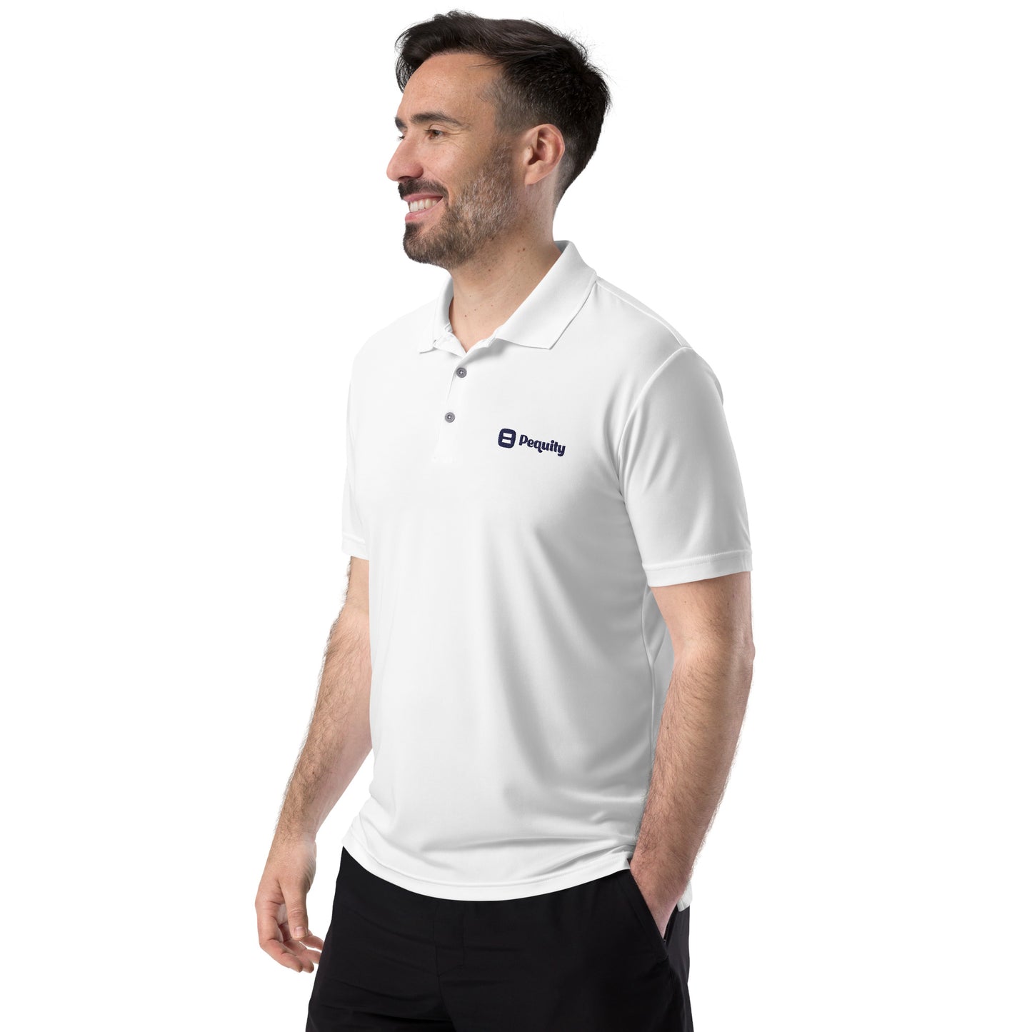 Embroidered Logo Adidas Performance Polo Shirt