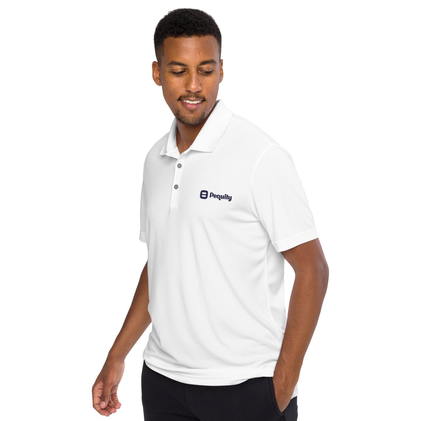 Embroidered Logo Adidas Performance Polo Shirt