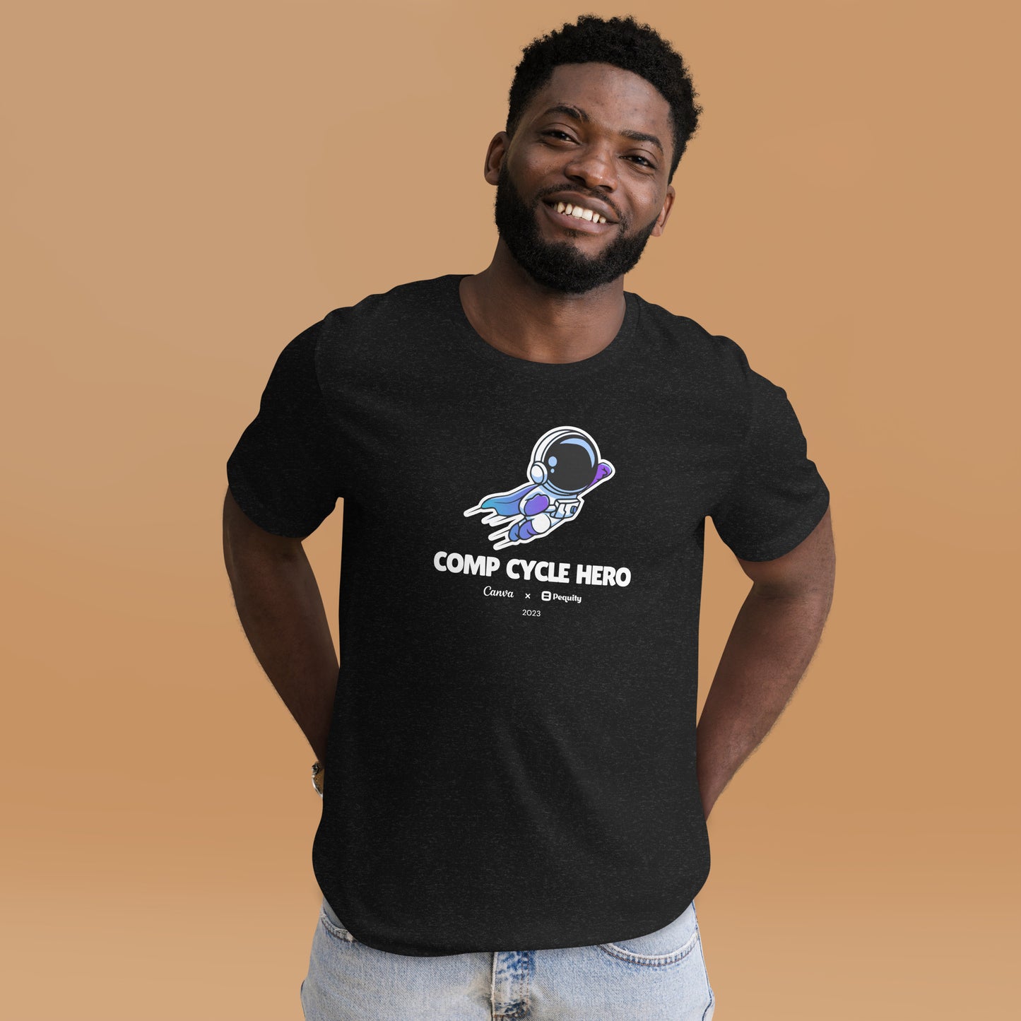 Pequity x Canva 2023 Comp Cycle | Comp Cycle Hero | Unisex T-shirt