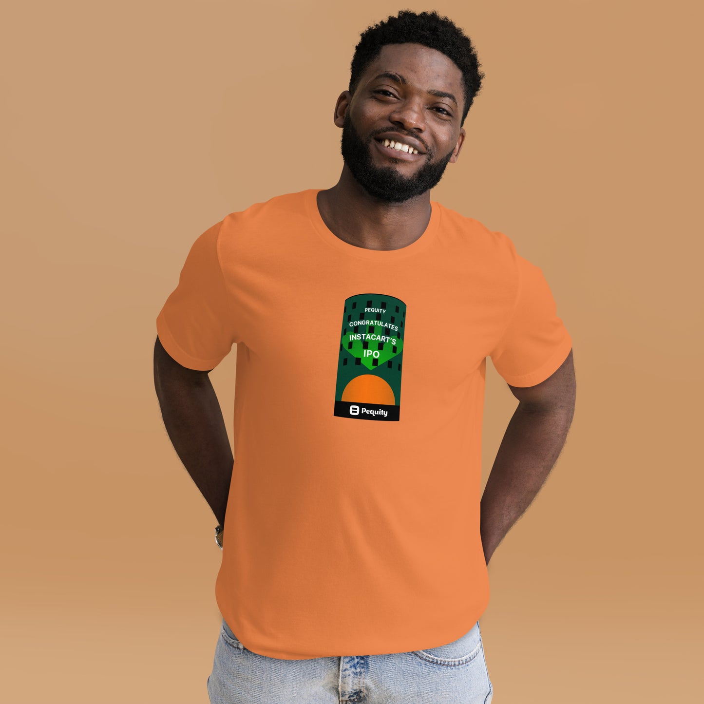 Pequity x Instacart IPO | NASDAQ Unisex t-shirt