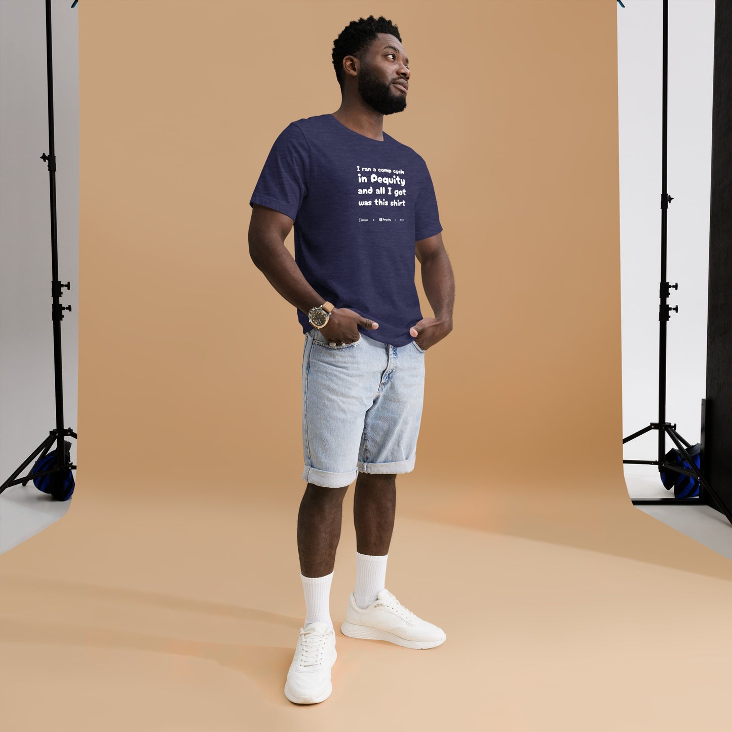 Pequity x Canva 2023 Comp Cycle | All I got was this shirt | Unisex T-shirt