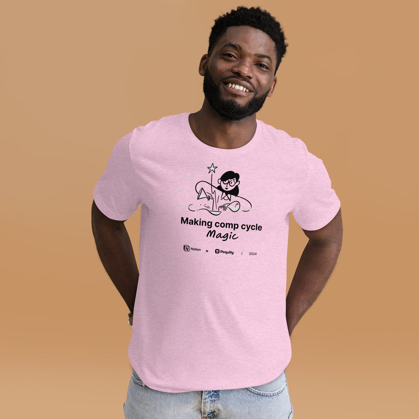 Pequity x Notion 2024 Comp Cycle | Making Comp Cycle Magic | Unisex t-shirt