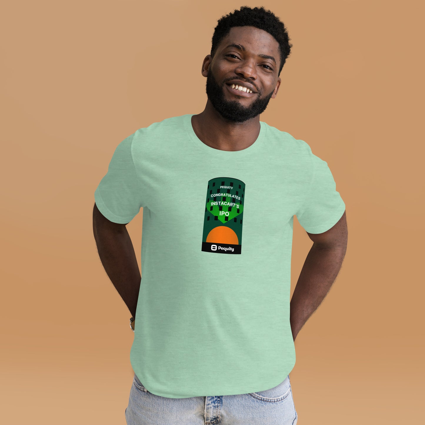 Pequity x Instacart IPO | NASDAQ Unisex t-shirt