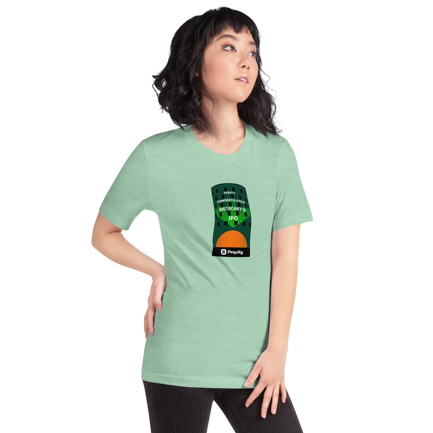 Pequity x Instacart IPO | NASDAQ Unisex t-shirt