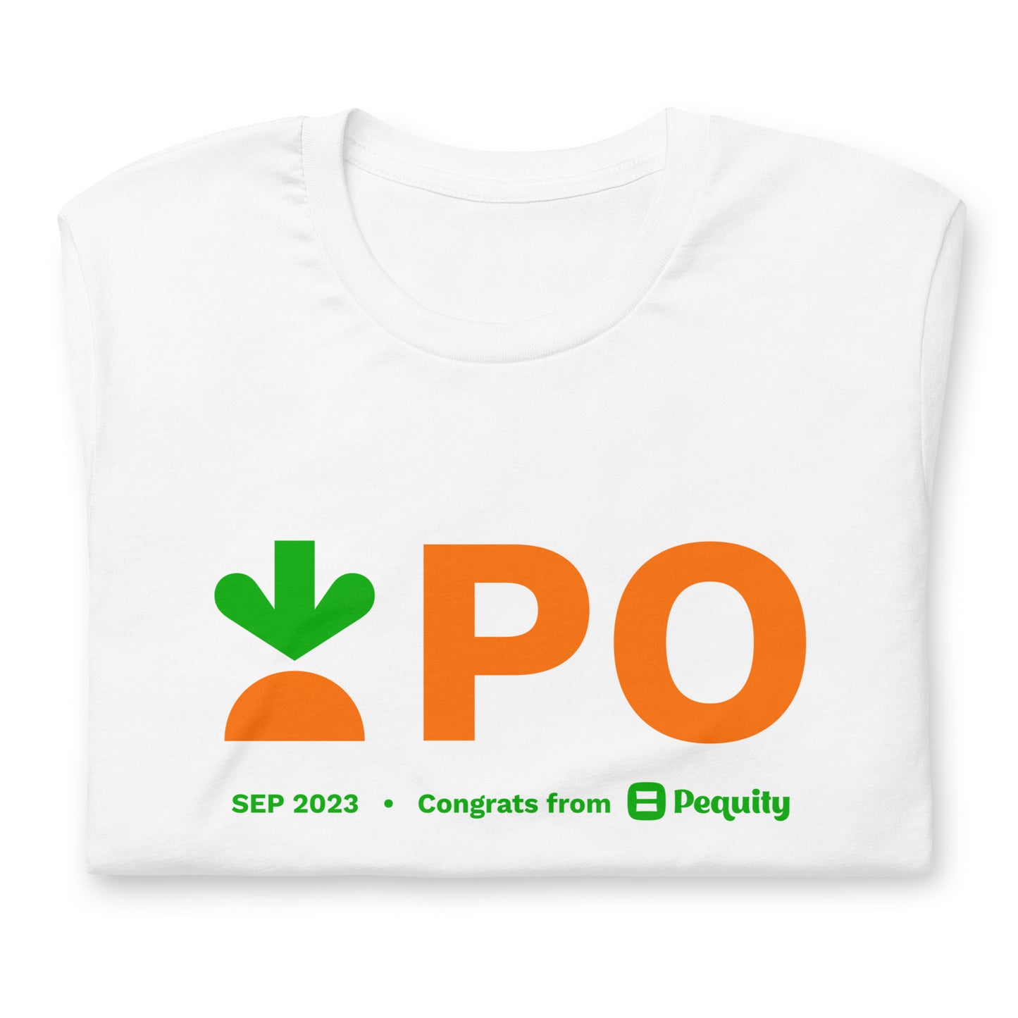 Pequity x Instacart IPO | Carrot Unisex t-shirt