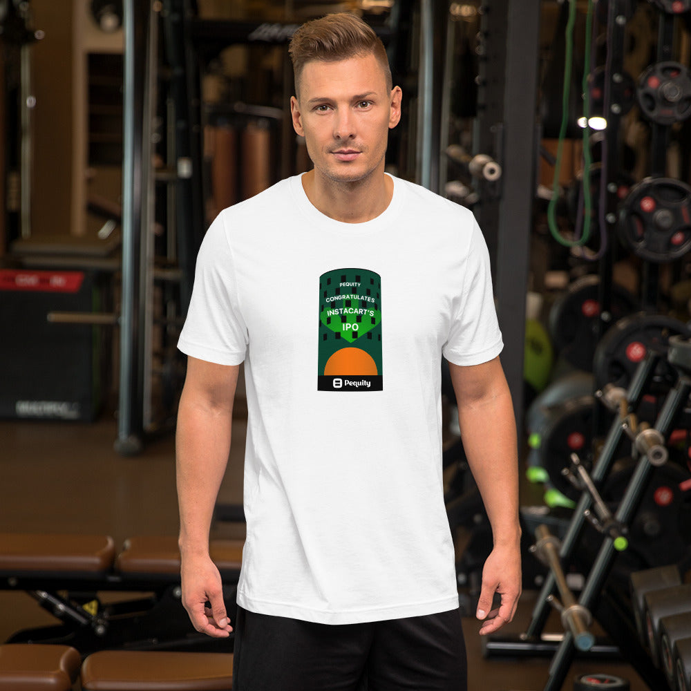 Pequity x Instacart IPO | NASDAQ Unisex t-shirt