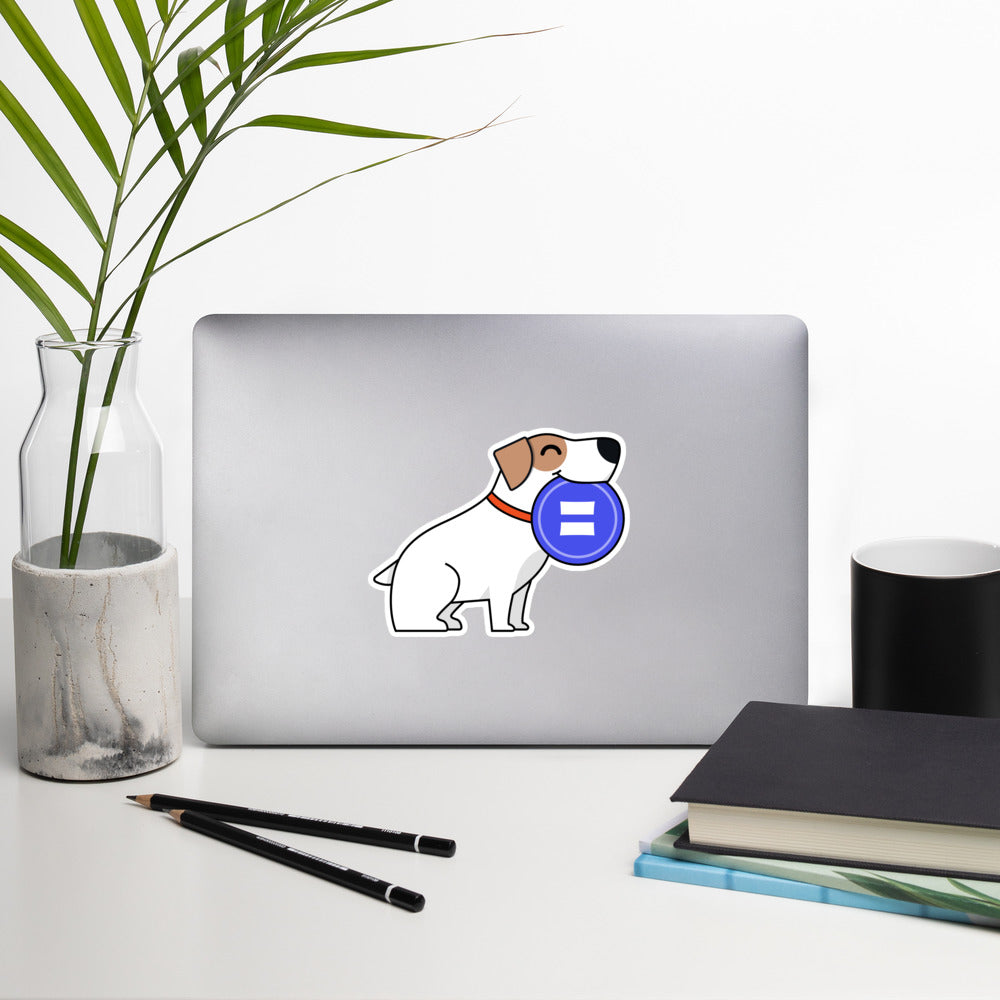 Pequity Pup Kiss-Cut Stickers